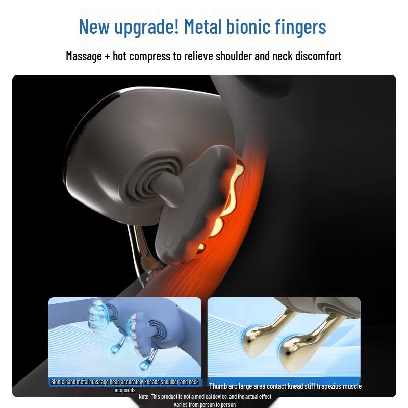 R6 Metal Five-Finger Shoulder and Neck Massager