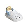 Adidas Zueco Maxx Cómodo Versátil Simple Moda Zapatos Bajos para Caminar Zapatos de Bebé Blanco Brillante JR0095