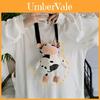 New Fashion Plush Shoulder Bag For Women Cute Cow Pattern Pink Color Small Size