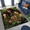 Captain Jack Pirates of The Caribbea Johnny Depp Carpet Rug for Bedroom Living Room Sofa Home Doormat Decor,Non-slip Floor Mat