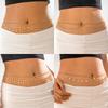 Simple Diamond-set Iron Sexy Body Chain, Scallop Butterfly Star Pendant Waist Chain Accessories