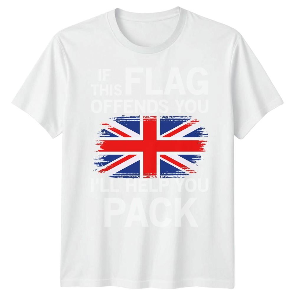 If This Flag Offends You Union Jack TShirt Patriotic Britain Tee Adults Kids