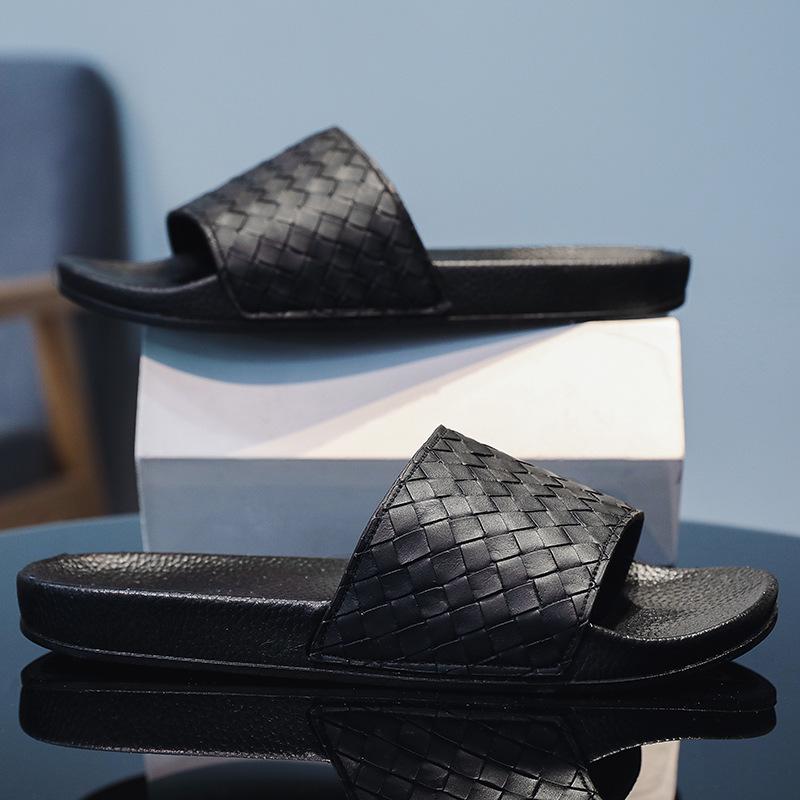 

Тапочки мужские уличные легкие большого размера 46 домашние тапочки на одном слове пляжные нескользящие крутые тапочки тапочки 39