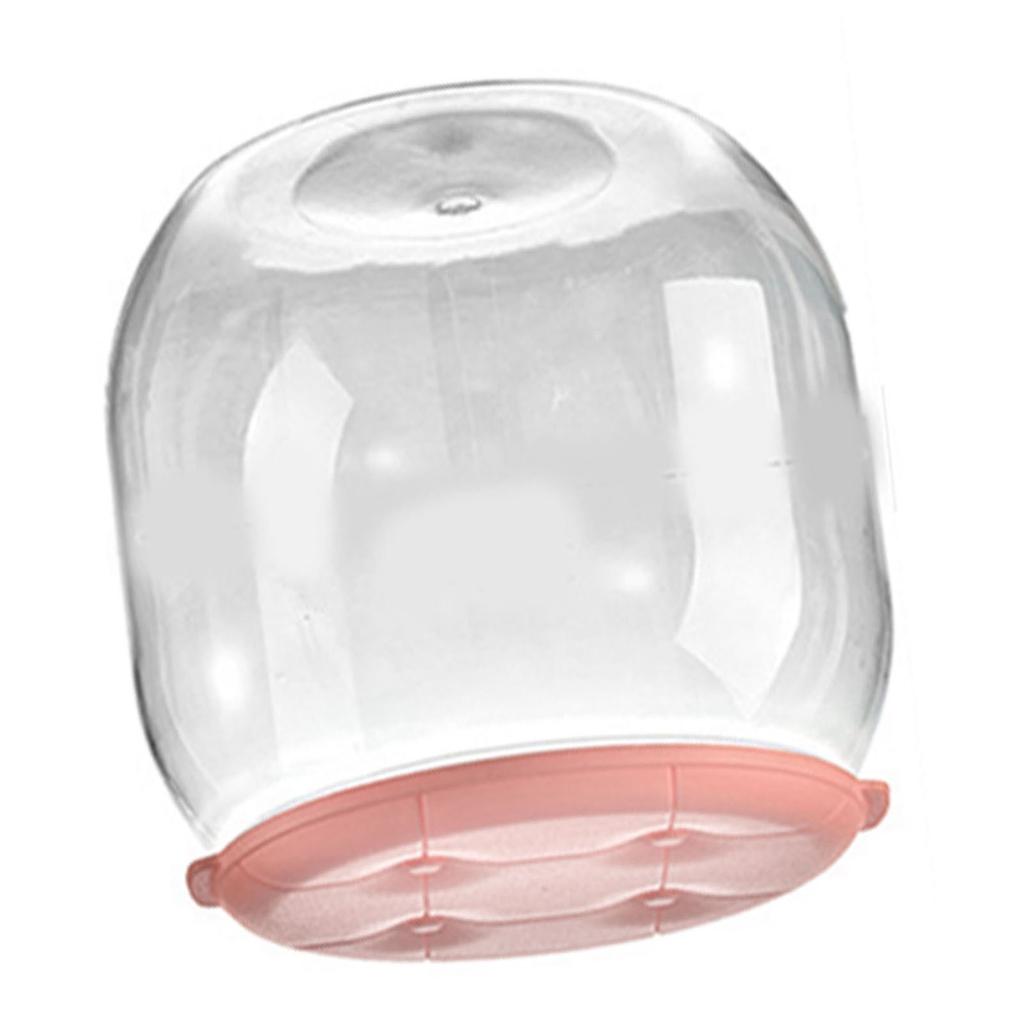 Toy Storage Stool Multipurpose Innovative Round Shape Transparent Storage Stool for Home Living