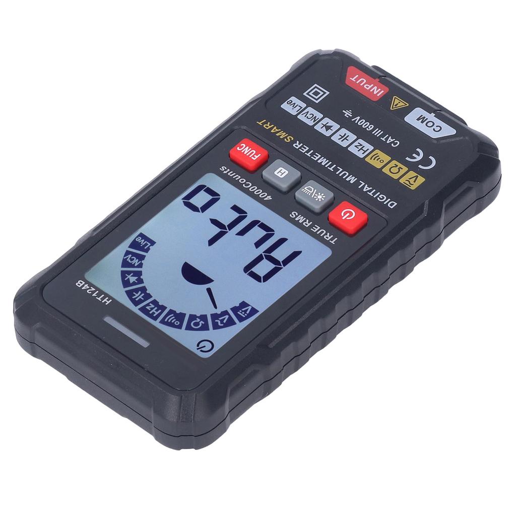 Smart Digital Multimeter Fully Automatic Detection Electronic Parameter Test Meter HT124B