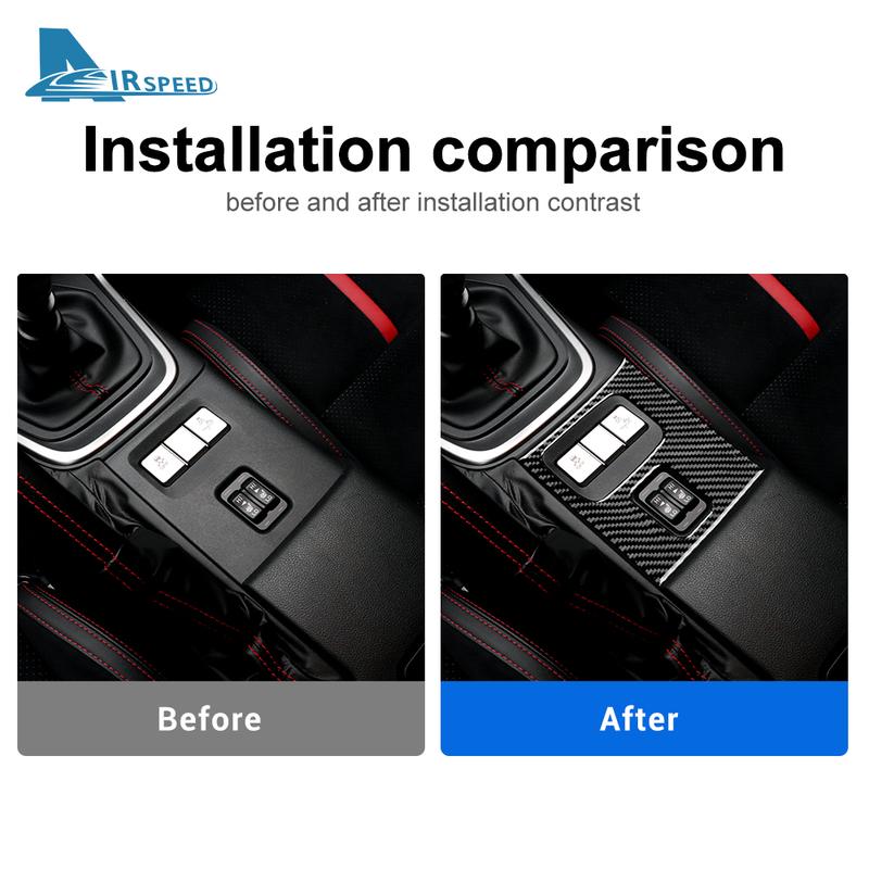 Real Carbon Fiber Seat Heat Button Sticker For Subaru BRZ Toyota GR86    2024 Interior Trim  Accessories Car Styling