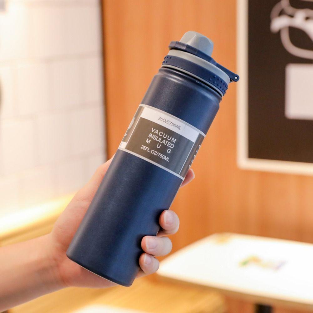 Garrafa de Água Térmica ou Fria Boca Larga Garrafa de Água Isolada para Escritório Carro