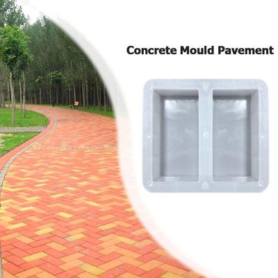 DIY forma na dlažební cement 20x10cm Plastová forma na betonovou dlažbu Odolná bílá forma na cementové cihly Příjezdová cesta Chodník
