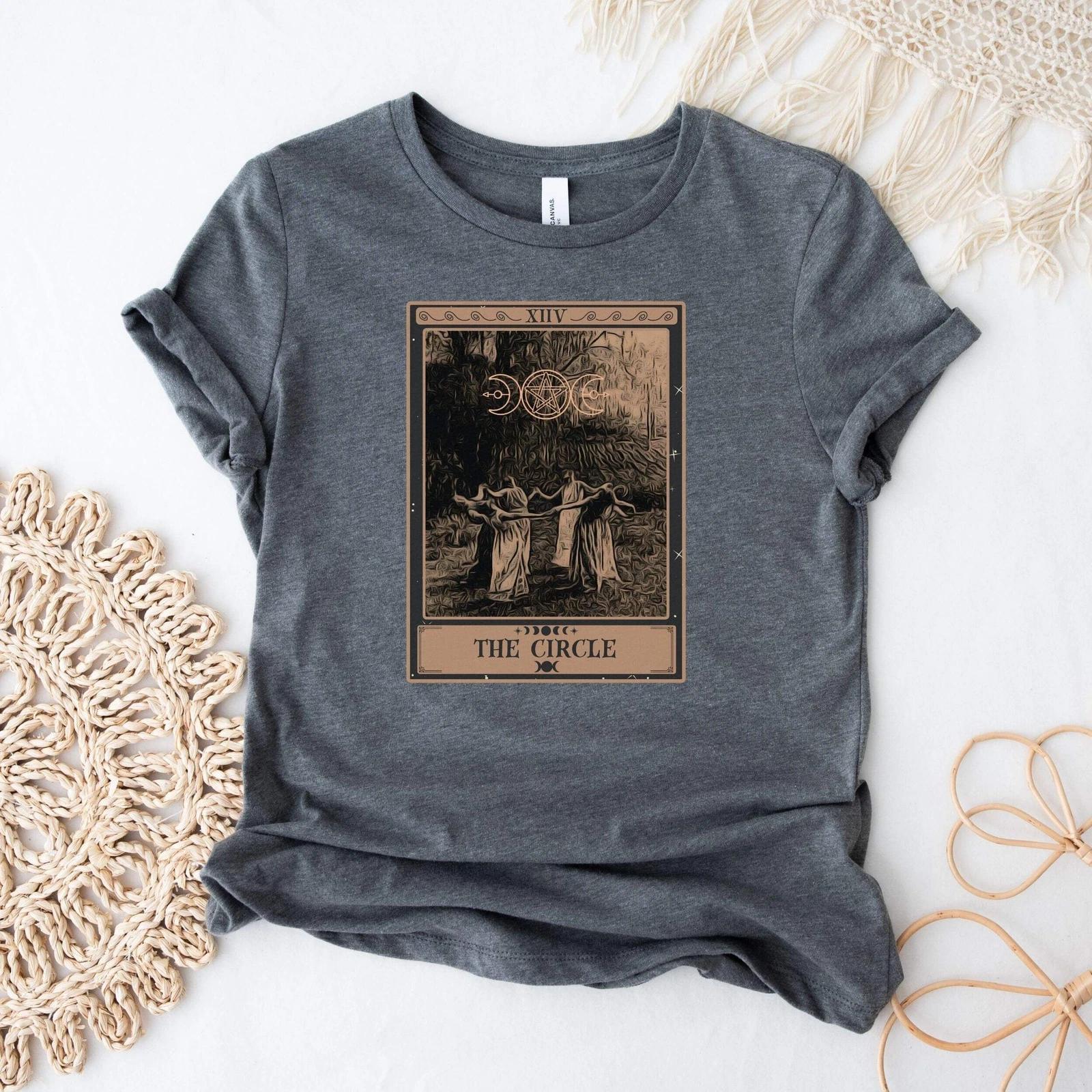 Circle of Witches Tarot Card T-Shirt S