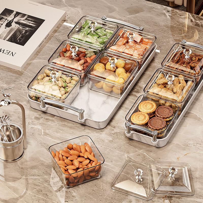 Decorative Divided Snack Serving Platter