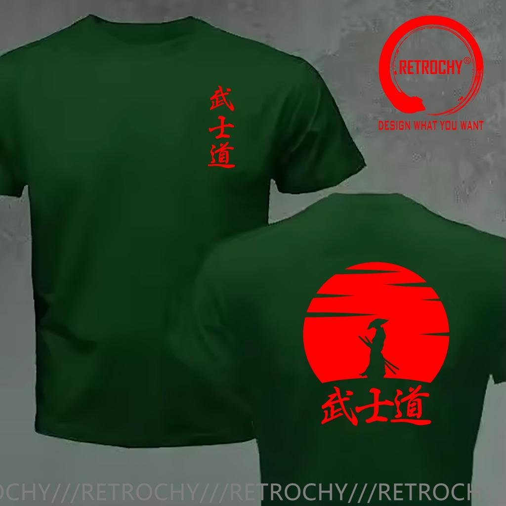 Funny Design The Way Of The Warrior Samurai Bushido Shirt Unisex Fashion Trendy Casual Clothing Stylish Tops Tee Shirt Leisure