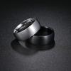 European and American Simple and Trendy Men's Jewelry 8mm Wide Ring with Arc Shape That Does Not Fade