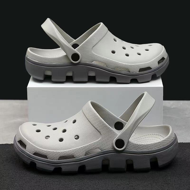 Comfortable Color Block Sports Sandals with Shock Absorption and Non-Slip Sole for Outdoor Activities