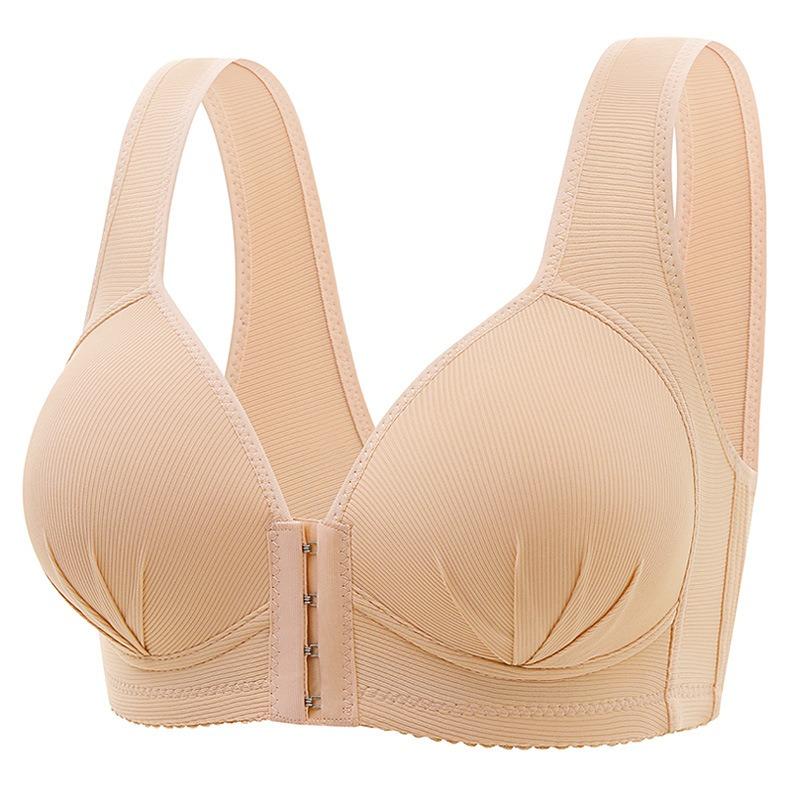 

Женский элегантный бюстгальтер, эластичный бюстгальтер для кормления с застежкой спереди, комфортное поддерживающее нижнее белье 46/105 телесный
