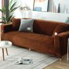 Sofa Cover All-Inclusive Sofa Cover Single Double Three-Seat Gold Velvet Sofa Slipcover Sand Solid Color Elastic Full