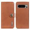 KHAZNEH for Google Pixel 8 Pro Wallet Stand Leather Phone Case Cowhide Texture Phone Cover