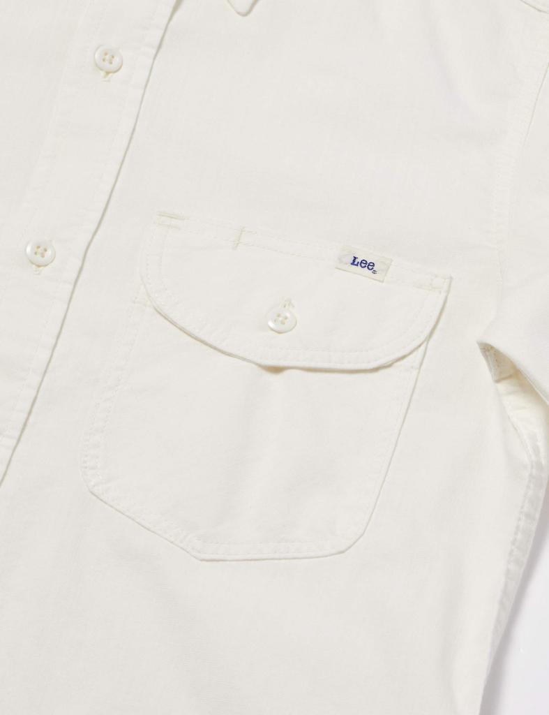 Lee Shirt LCS43004 White L Button-Down Women's