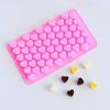 Heart Chocolate Mold 55 Holes Silicone Chocolate Mold Diy Heart For Mini Donuts Valentine'S Day Party Baking Mold