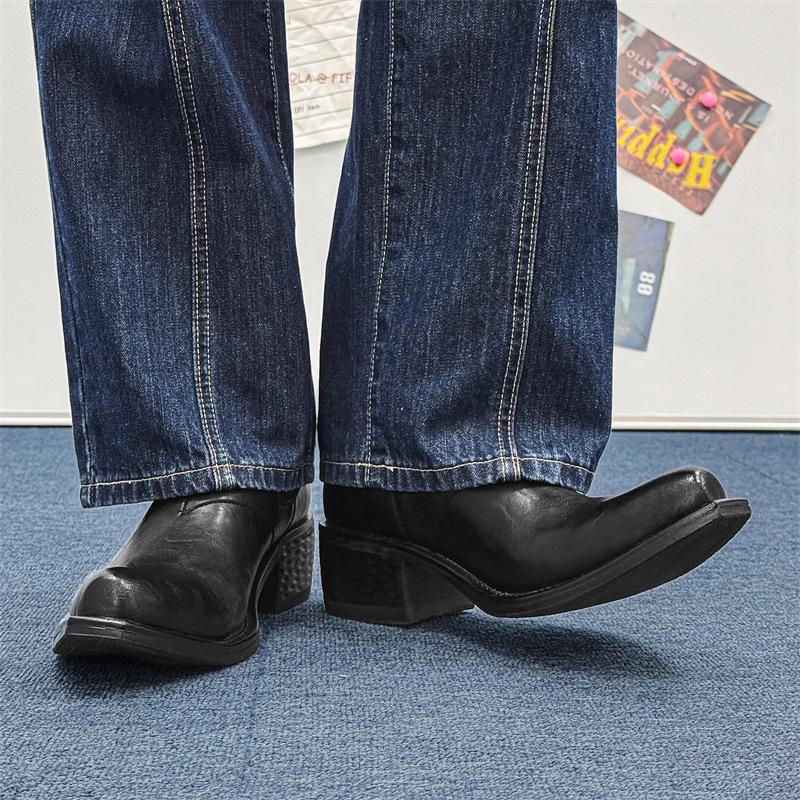 2024 Ősz Unisex Plusz Bársony Meleg Felbújós Vastag Talpú Bakancs