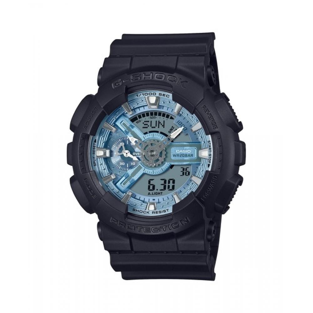 

Циферблат G SHOCK цвета металлик, серия GA 110CD 1A2JF