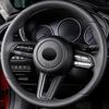 For Mazda 3 Axela BP CX-30 DM cx-50 -  Steering Wheel Trim Circle Sequ Ring Cover Button Decoration Sticker