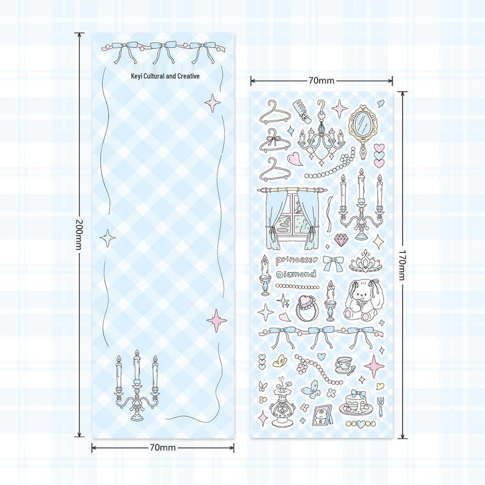 

Оригинальные наклейки в стиле граффити «Дом принцессы» - Креативные украшения для дневника своими руками Matte Film