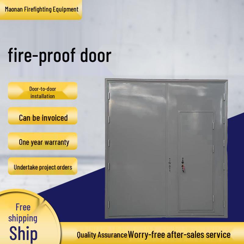 Thickened Steel Fire Door for Multi-Scenario High-Temperature and Smoke Protection Fire Door