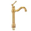 Single Handle Sink Faucet, Solid Brass Single Handle Kitchen Faucet, 1 or 3 Hole Kitchen Faucets with Push-Button Drain, Suitable for Bathroom, RV,