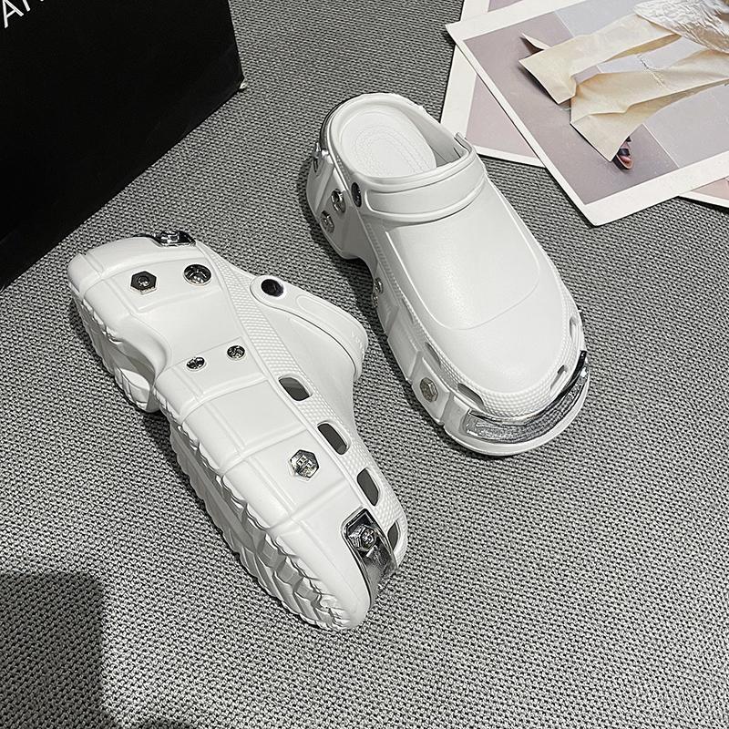 Sommarträdgårdsskor Hålskor Herr EVA Ultralätta Sandaler Tjocksulade Damsandaler