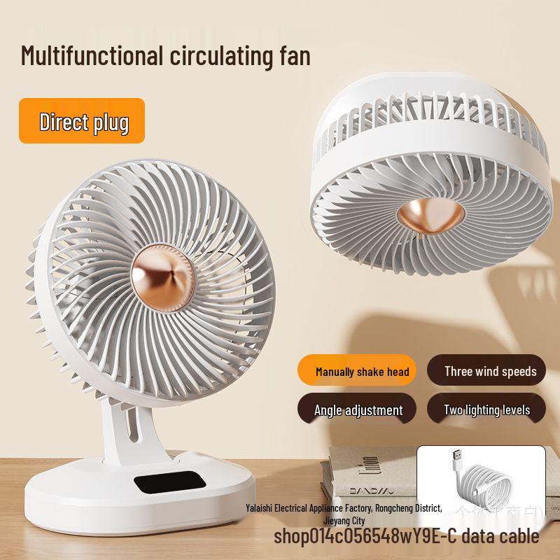 Exclusive Small Desktop Oscillating Electric Fan for Home Use 1