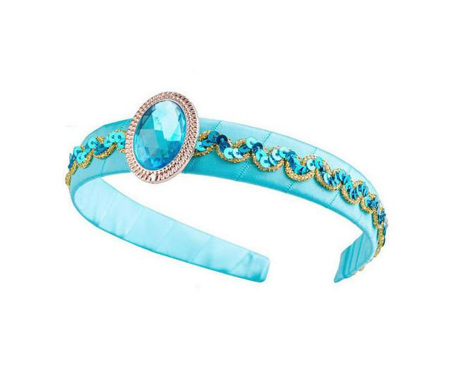 Princess Jasmine Two-Piece Costume Set with Magic Lamp for Girls