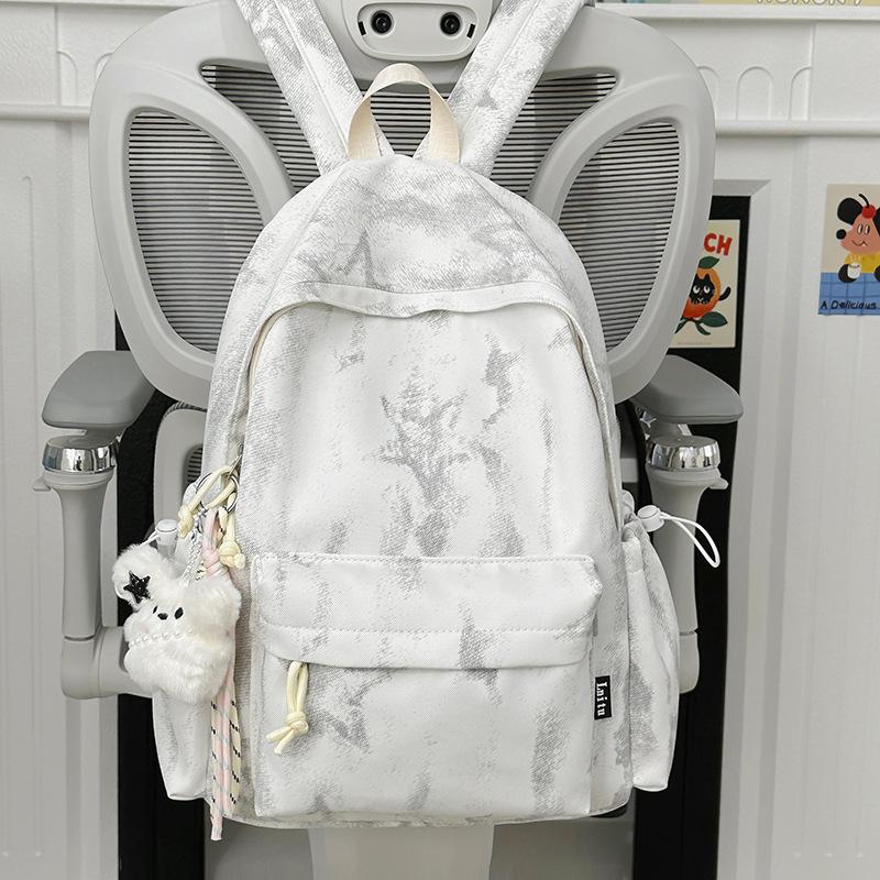 Schoolbag1011 New Star Large Capacity Middle School Student Female Tie-Dyeing Casual Backpack Female Backpack Teen School Bag