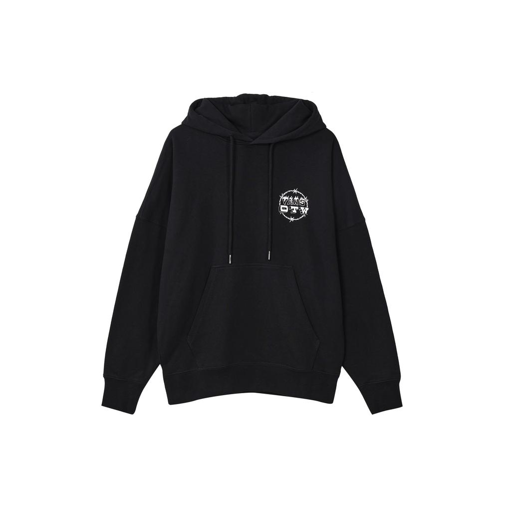 Vans Sudadera con Capucha Pulóver Estampado Gráfico Hombre Sudaderas Negro VN0A5H7TBLK