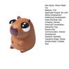 Popping Eye Capybara Squeeze Toy Anxiety Stress Relief Sitting Capybara Pinch Sensory Toy Soft Stress Ball Animal Fidget