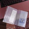 Standard Notebook Zipper Bag Journal Planner Card Holder PVC Zipper Bag Notebook Storage Bag