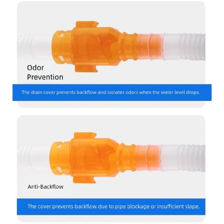 Air Conditioning Drain Valves Backflow Preventer Easy Installation for Air Conditioning Units Leakage Protection