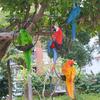 Cross-border Parrot Pendant Tree Sculpture for Garden and Courtyard