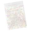 Glitter Confetti 10g LKYS‑022 White PET Color Round Hollow Sky Makeup Crafts Epoxy Gifts