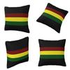 Federa Cuscino Quadrata Bandiera Rasta Strisce Rasta Copricuscino Federa Cuscino Copricuscino da Divano per Casa Salotto