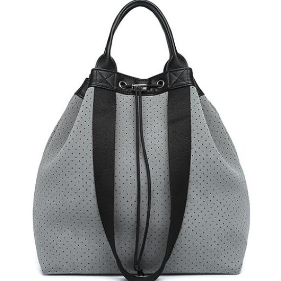 

Neoprene tote casual italy [Guccio Italy] 2-handle bag, 2-way, look, lightweight, outdoor, women s fashion, 12-1167 (GLAY)