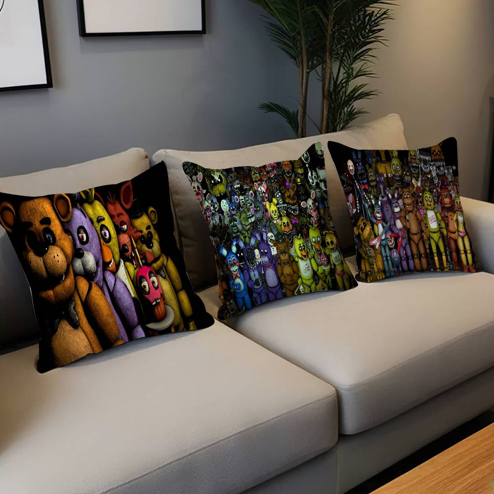 F-Fnaf Five-nights-At-Freddys Personalized Pillow Cover Kids Bedroom Wild Party Decor Pillowcase kid Birthday shower Gift