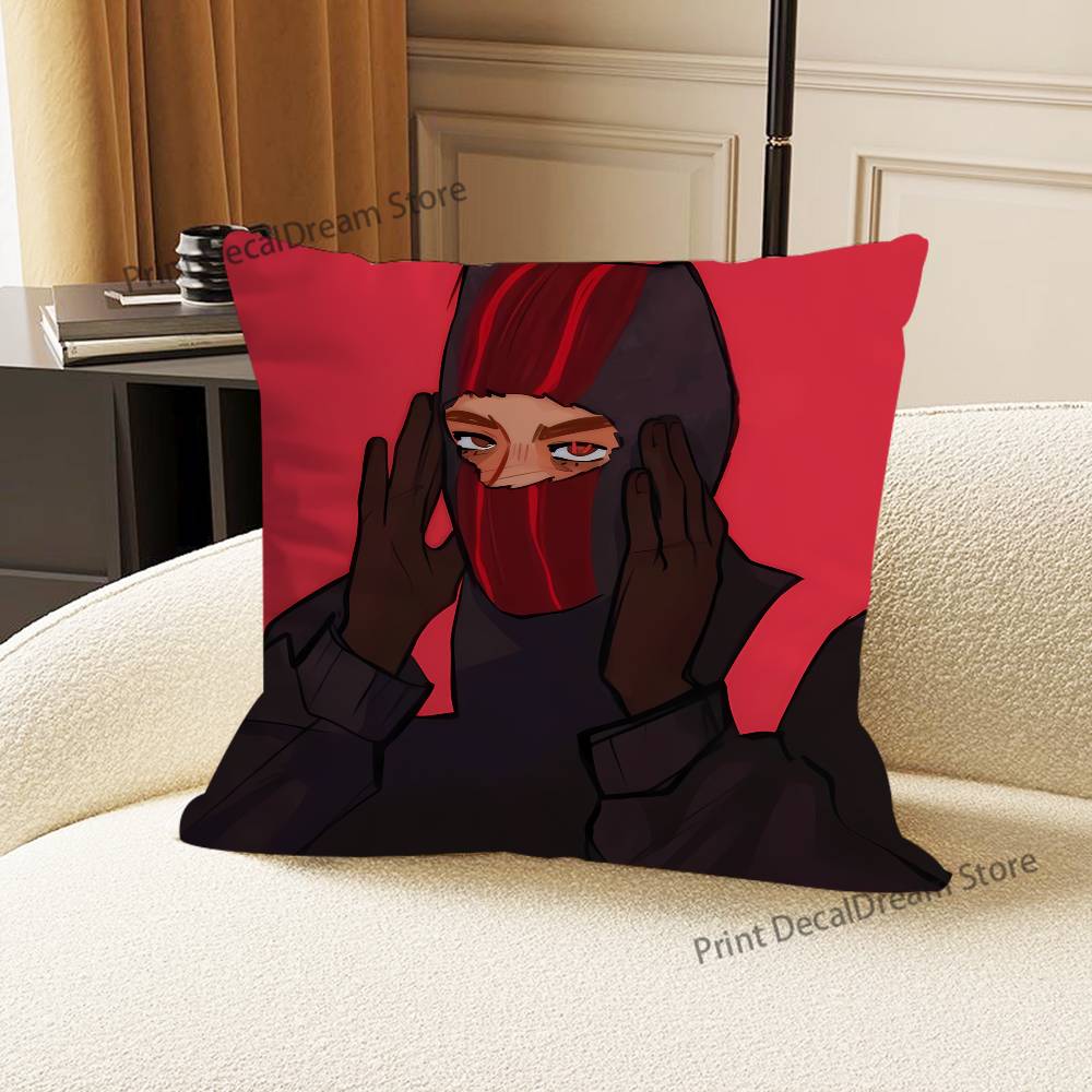 T-Tyler J-Josh J-Joseph D-Dun Printed Pillow Cover Cushion Case Simple Sofa Pillow Case No Pillow Core