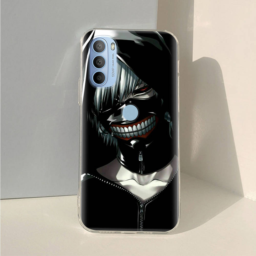 AD94 Tokyo Ghoul Anime Clear Case for Samsung A04 A14 A23 A34 A54 M23 M33 M52 M53 Realme 10 9 C30S C35 C55 VIVO Y02 Y21 Y33S Y51 X80 V25 Cover