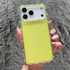 IPhone 17 Air 16 15 Pro 14 Plus 13 12 Mini 11 Pro 17Pro Shockproof Armor Transparent Cover Fashion Bright Fluorescence Case