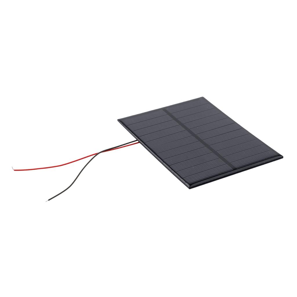 15cm Wire Solar Panels Kit 5 Pieces Solar Panels Multiple Applications 5.5V 200mA Output Multiple Power Sources