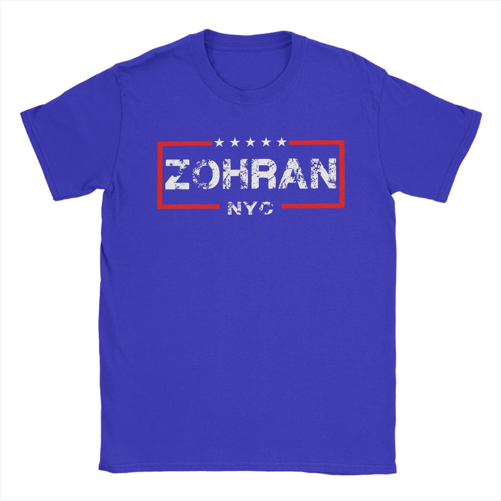 Zohran Mamdani T Shirt Summer  Harajuku T-Shirts Men Cotton O-Neck Oversize Clothes Short Sleeve Streetwear Tops