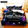3 Pieces Adult Boys Bedroom Bedding Set Cartoon Anime Hip Hop Style Duvet Cover Set 2024 Quilt Cover Pillowcase