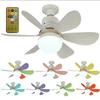 Modern Ceiling Fanlight 30W Lighted Ceiling Fan 86V-265V Decorative Ceiling Fanlight 3 Fan Speeds for Living Room Kitchen