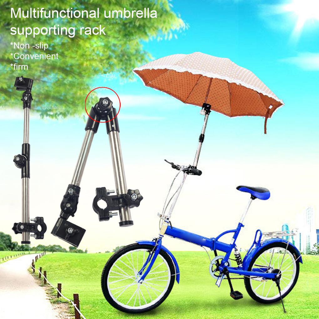 Innovative Umbrella Holder For Strollers - Baby Safe And Dry Adjustable Height Wheelchair Fully Functional Connector
