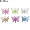 Garden Support Clips Useful Eco-friendly Convenience Plant Fix Clips Butterfly Colorful Plant Support Clips Garden Support Clips